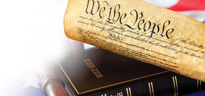 bible and constitution