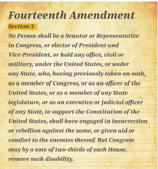 14th amendment section 3
