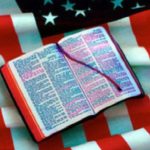 bible and american flag